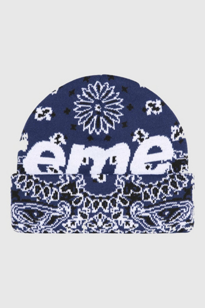 Supreme Bandana Big Logo Beanie