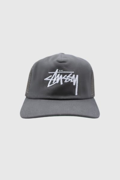Stussy Mid-Depth Big Stock Mesh Snapback Hat