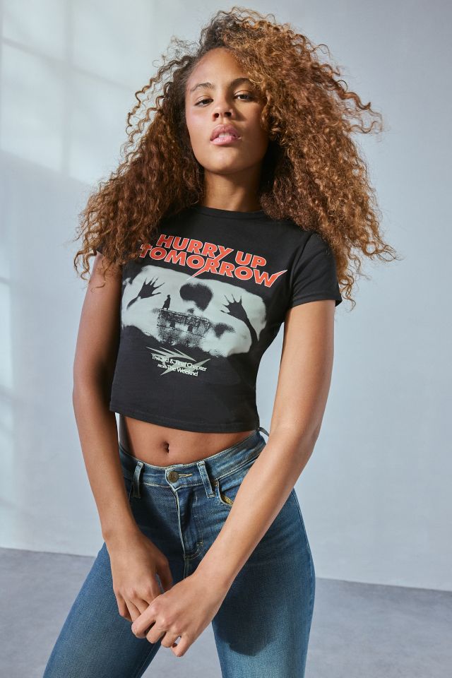 The Weeknd UO Exclusive Hurry Up Tomorrow Graphic Baby Tee