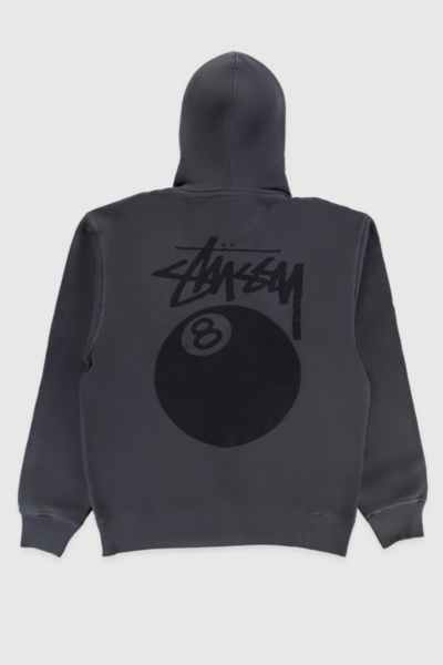 Stussy 8 Ball Pigment Dyed Hoodie Sweatshirt