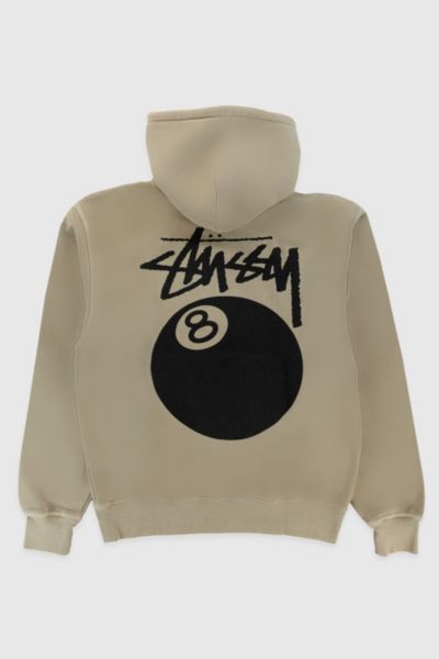 Stussy 8 Ball Pigment Dyed Hoodie Sweatshirt