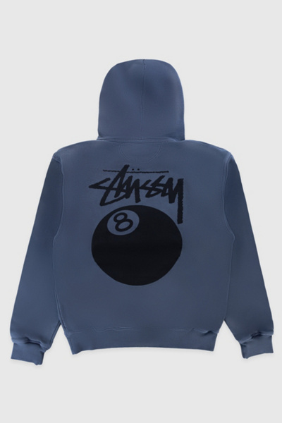 トップス STUSSY 8 Ball Pigment Dyed Zip Hoodie Stussy 8 Ball Pigment Dyed Hoodie Sweatshirt | Urban Outfitters