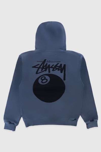 Stussy 8 Ball Pigment Dyed Hoodie Sweatshirt