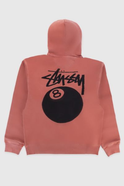 Stussy 8 Ball Pigment Dyed Hoodie Sweatshirt