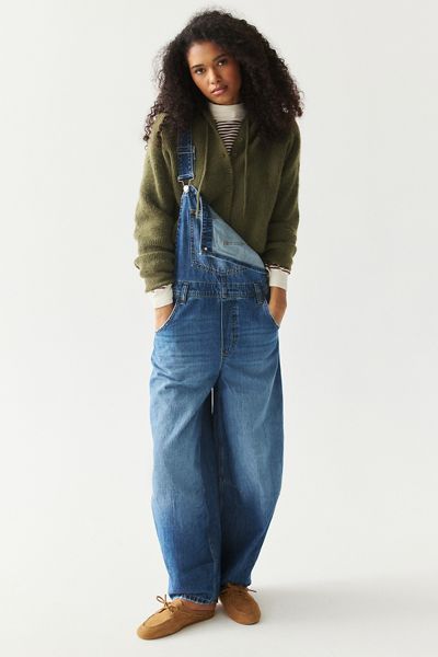 BDG Rih Extreme Barrel-Leg Overalls
