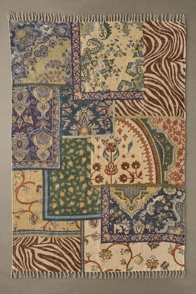 Priscilla Patchwork Printed Rug
