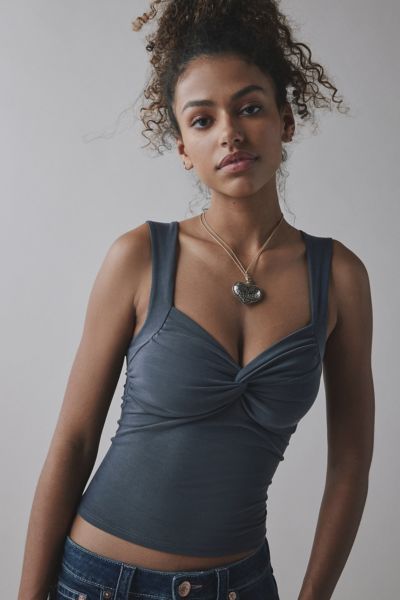 Jaded London Double Layer Twisted Tank Top | Urban Outfitters