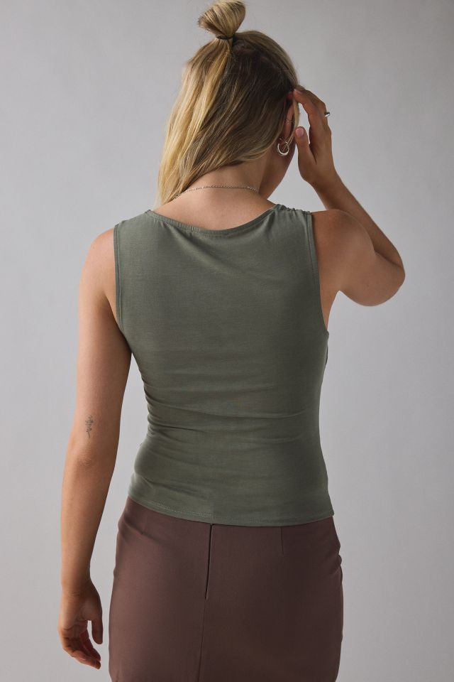 UO Suri Twist-Front Cropped Tank Top #2