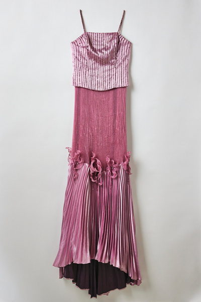 Vintage Drop Waist Pleated Mermaid Prom Dress | Urban Outfitters