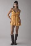 Kimchi Blue Mariah Tie-Front Ruffle Romper