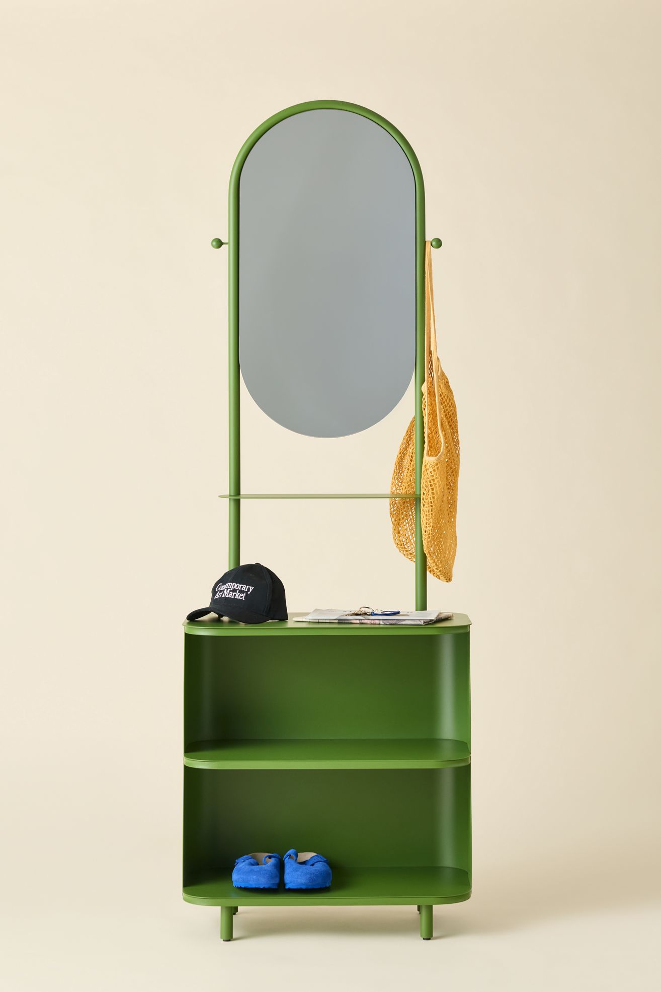 Ollie Entryway Storage Console - Green, ONE SIZE
