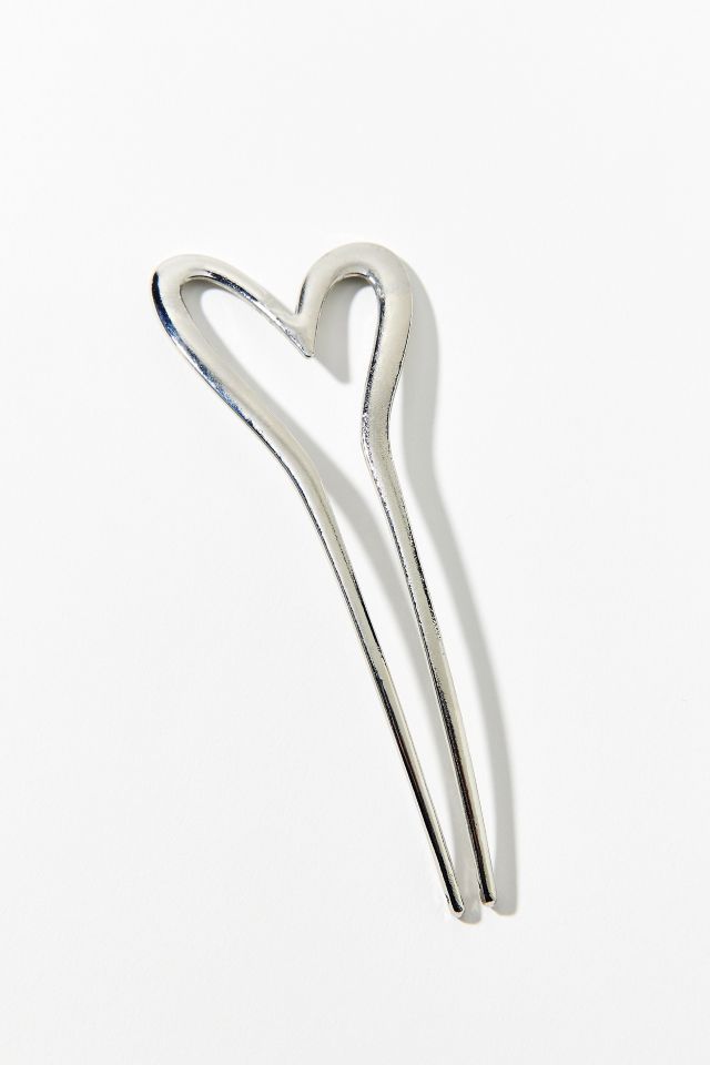 Heart Metal Hair Pin #1