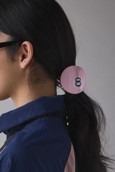 Pool Ball Hair Claw Clip