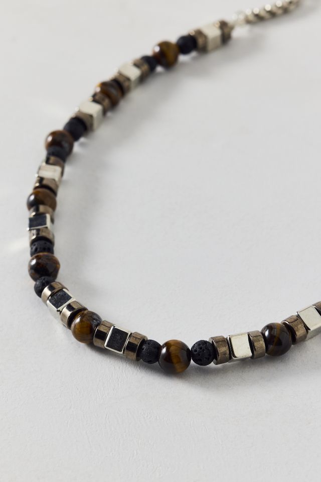 Tigers Eye Beaded Necklace #1