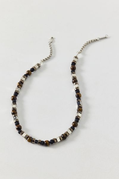 Collier de Perles Oeil de Tigre