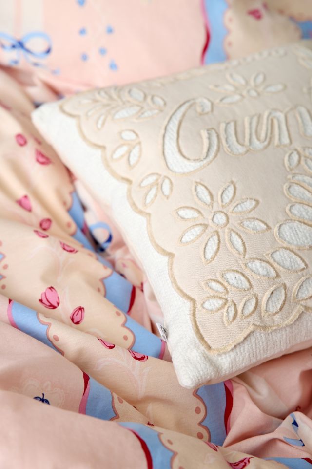 C**** Doily Throw Pillow #1