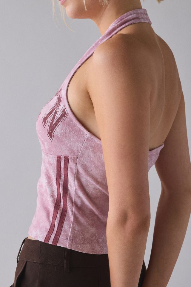Brooklyn NYC Graphic Washed Knit Halter Top #3
