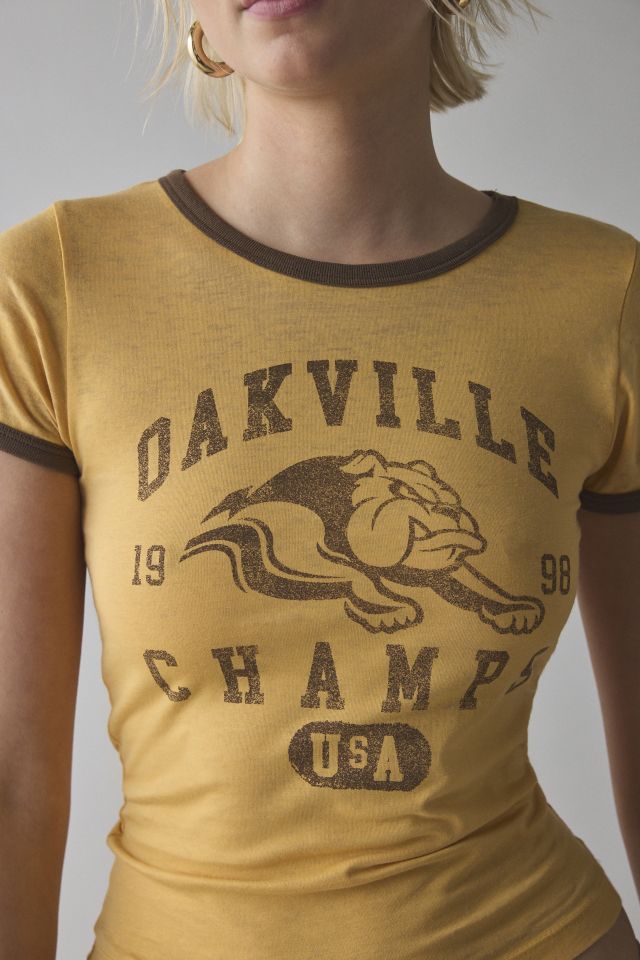 Oakville Bulldogs Graphic Ringer Baby Tee #1