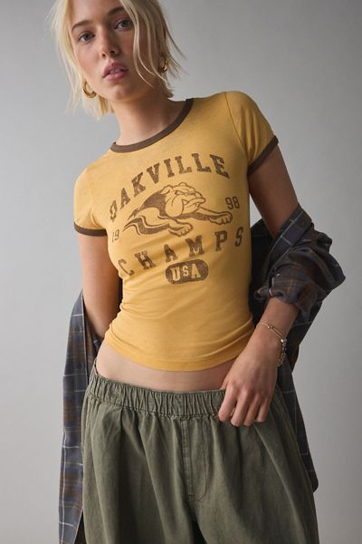 Oakville Bulldogs Graphic Ringer Baby Tee