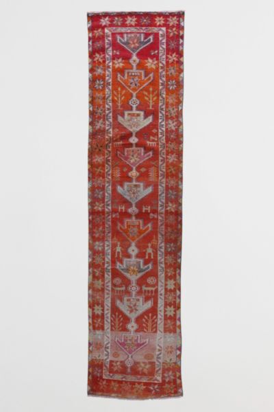 Canary Lane Vintage Runner Rug No. 1688