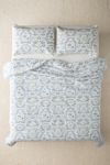 Preppy Toile Patterned Comforter Set
