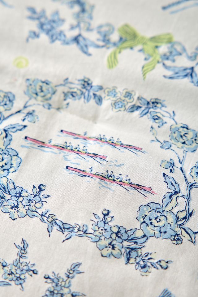 Preppy Toile Patterned Comforter Set #2