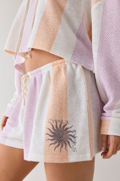 Out From Under High Tide Pull-on Beach Short In Beach Stripe, Women's At Urban Outfitters