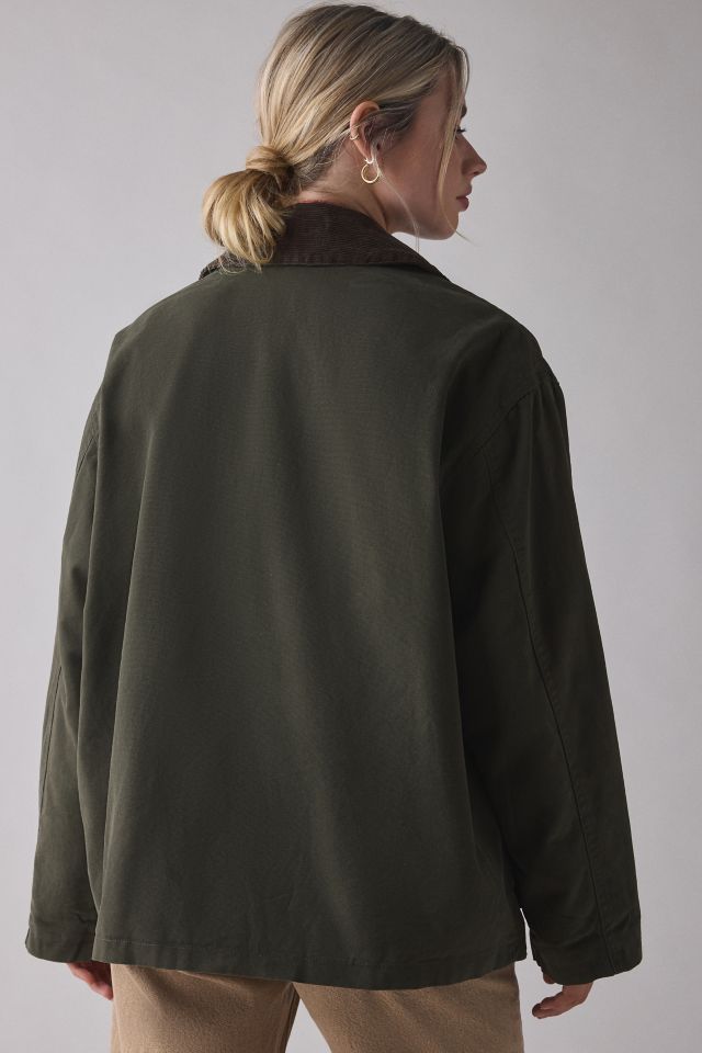 BDG Nina Flannel Lined Cotton Canvas Barn Jacket #2
