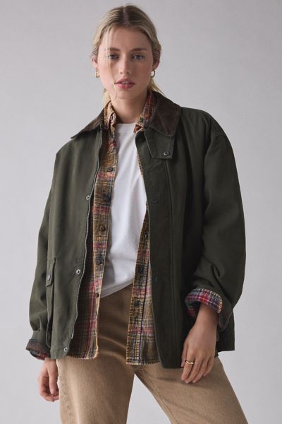 Veste de grange BDG Nina en canevas de coton doublée de flanelle