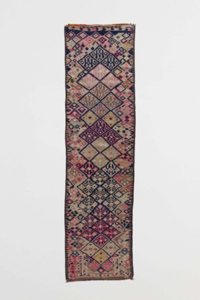 Canary Lane Vintage Runner Rug No. 1676