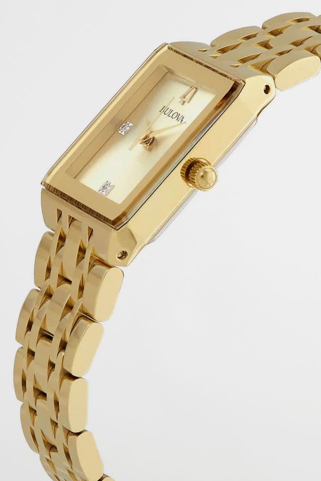 Bulova Futuro Quartz Champagne Dial Watch #1