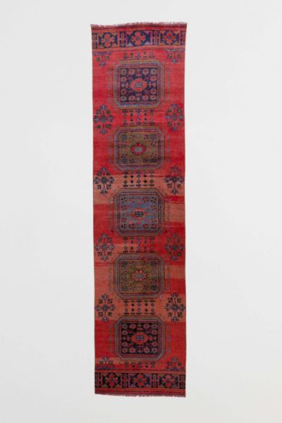 Canary Lane Vintage Runner Rug No. 1673