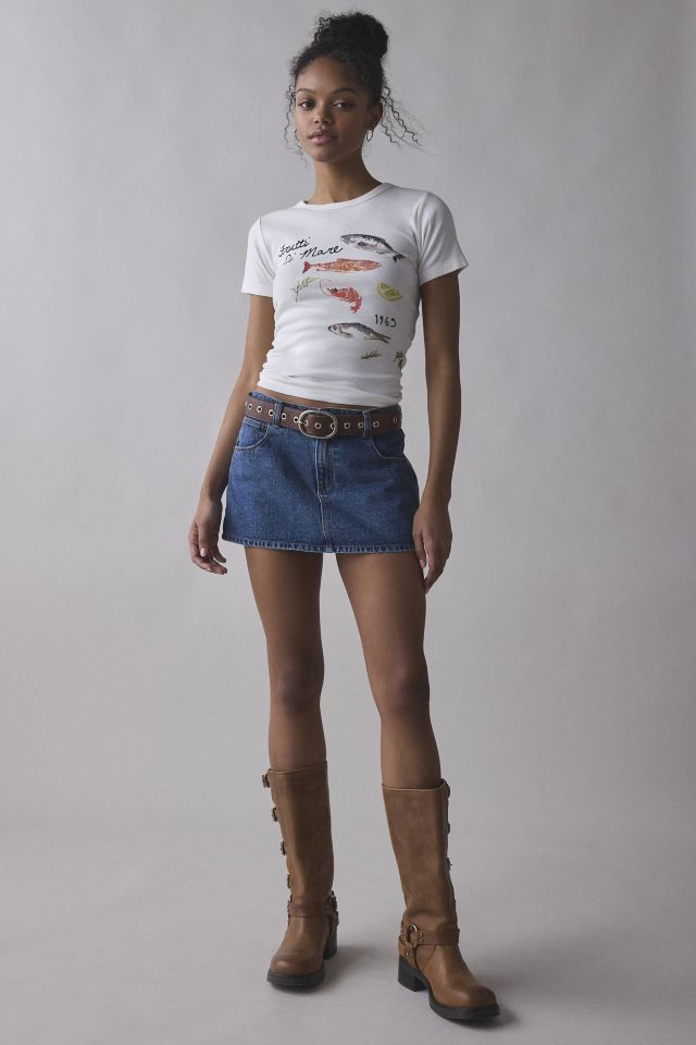 Frutti Di Mare Seafood Graphic Baby Tee #2