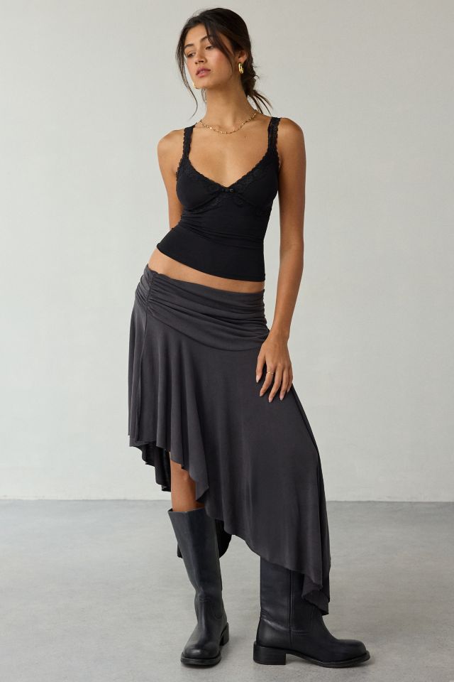 Out From Under Lace Trim Soft Touch Cropped Cami #2