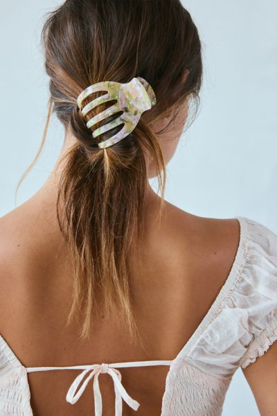 Urban Outfitters Amelia Curved Claw Clip In Peach, Women's At  In Peach