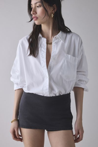 Silence + Noise Piper Denim Micro Skort