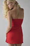 BDG Paige Strapless Wrap Mini Dress