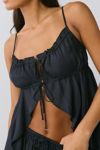 Out From Under Hydra Tie-Front Flyaway Cami & Micro Short Set