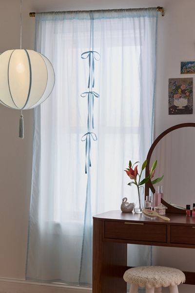 Panneau de fenêtre 2 pièces Peekaboo en voile