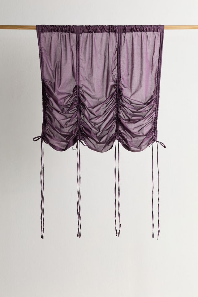 Solid Balloon Bow Window Valance Panel #1