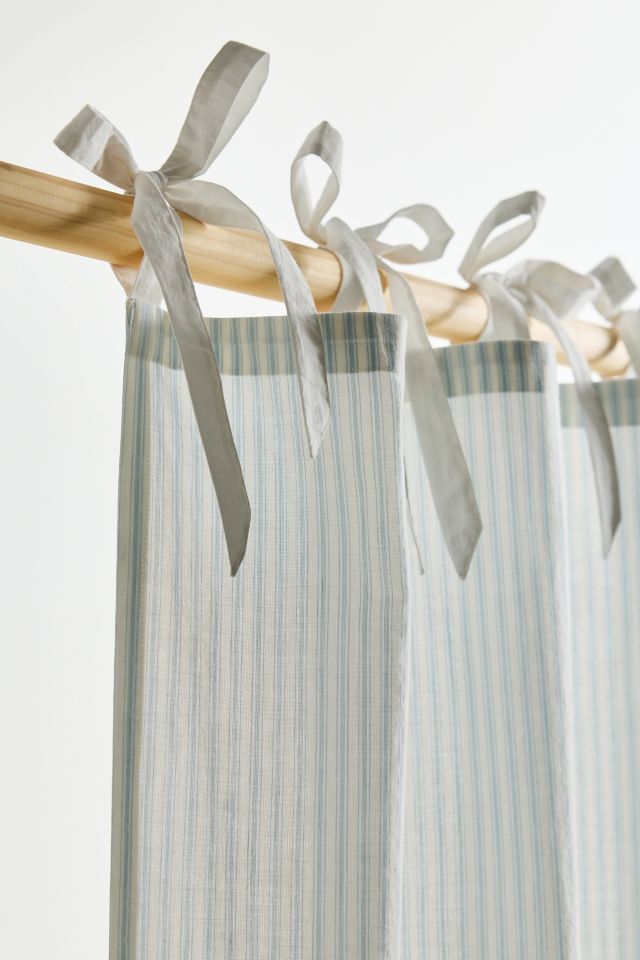 Yarn Dye Striped Knotted Window Panel #3