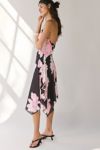 Kimchi Blue Camilla Cowl-Neck Halter Hanky Hem Midi Dress