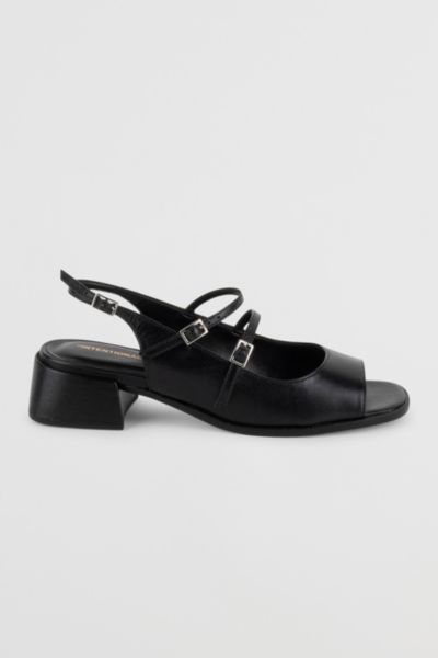 INTENTIONALLY BLANK PEACHES SLINGBACK HEEL IN BLACK, WOMEN'S AT URBAN OUTFITTERS 