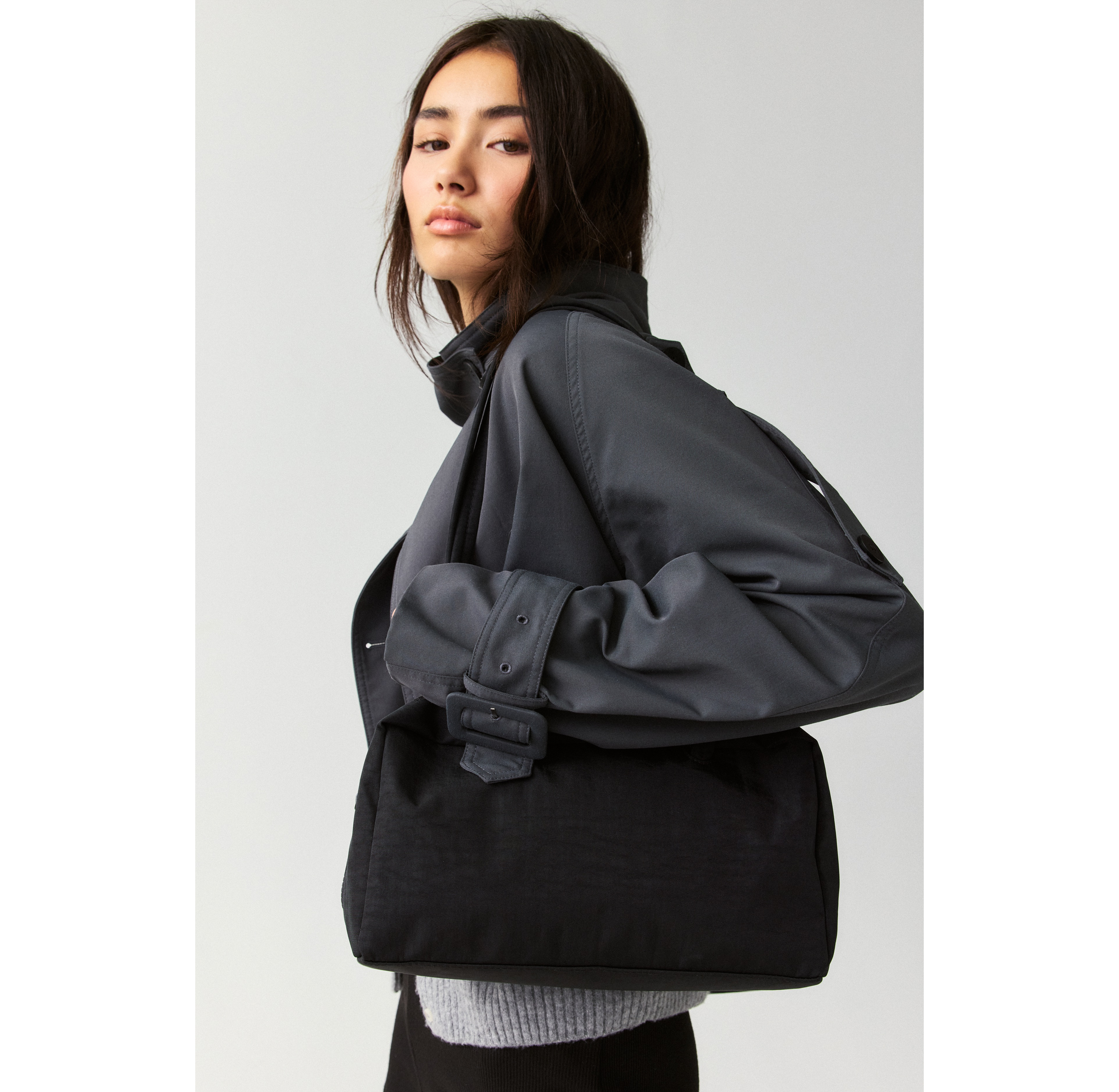 BAGGU Nylon Bowler Bag
