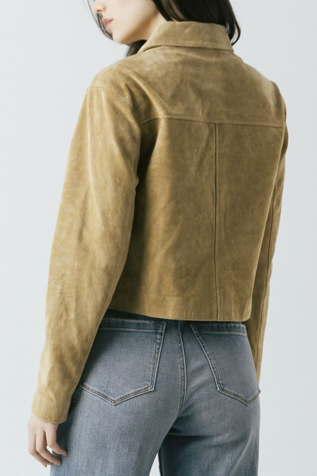 BLANKNYC Cinnamon Crunch Cropped Suede Jacket #1