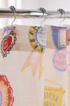 Silly Awards Patterned Shower Curtain