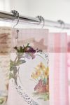 Thara Stamp Patterned Shower Curtain