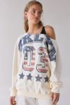 Out From Under Finley Oversized Off-The-Shoulder Pullover Sweatshirt