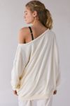 Out From Under Finley Oversized Off-The-Shoulder Pullover Sweatshirt