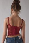 Out From Under Almost Midnight Lace Corset Top